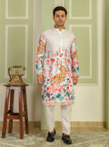 Men Floral Printed Kurta