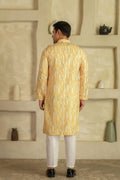 Floral Printed Mandarin Collar Kurta