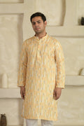 Floral Printed Mandarin Collar Kurta
