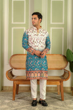 Men Ethnic Motifs Printed Daily Straight Kurta