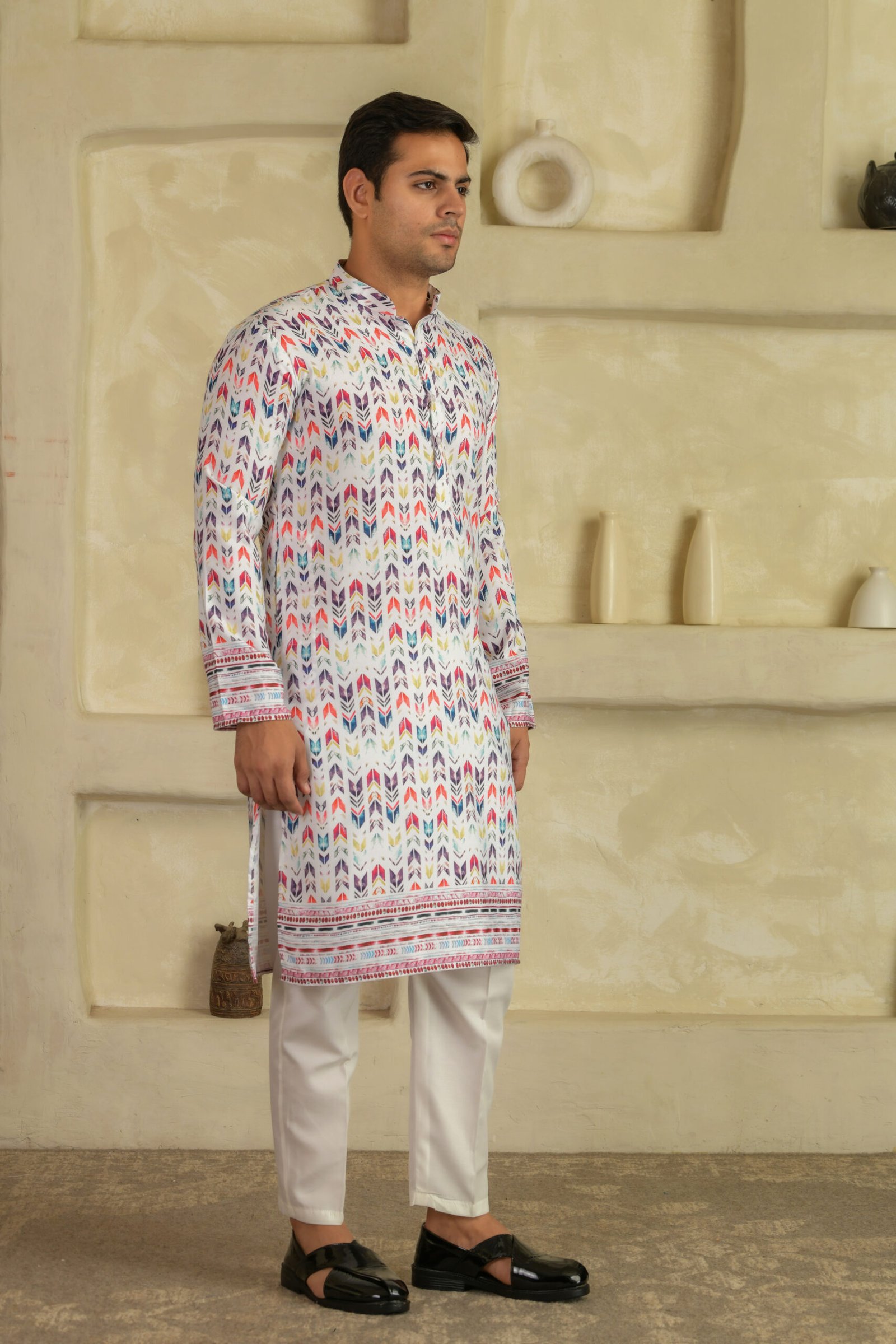 Second image of Elegant Printed Kurta 07
