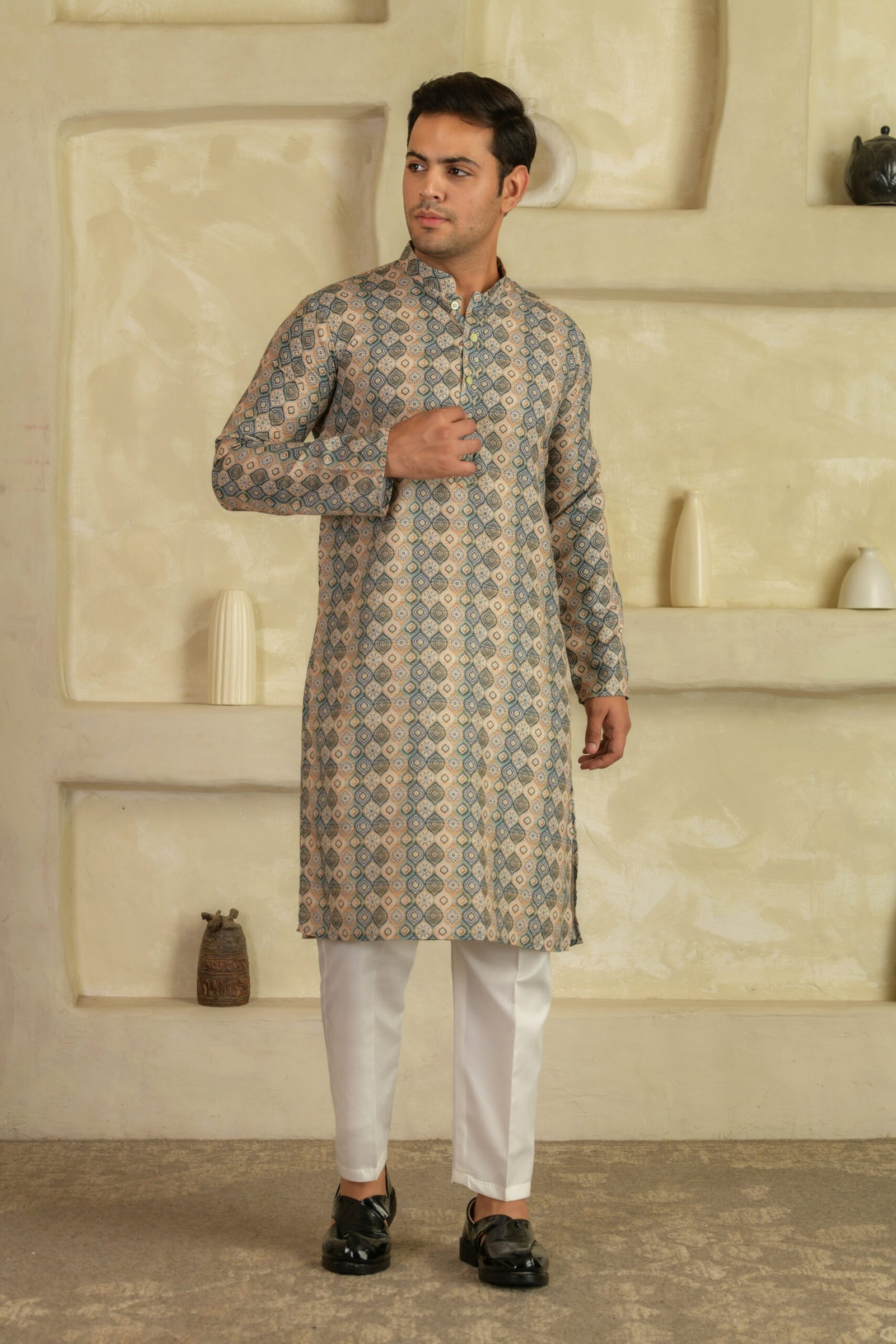 Second image of Elegant Printed Kurta 13